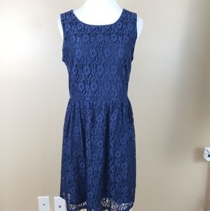 VGUC Navy Lace Dress